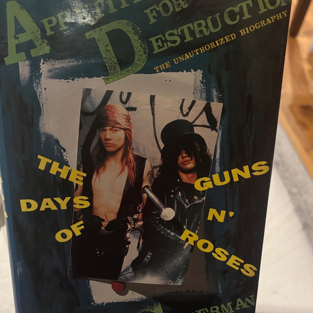 Appetite for Destruction Book- Guns & Roses